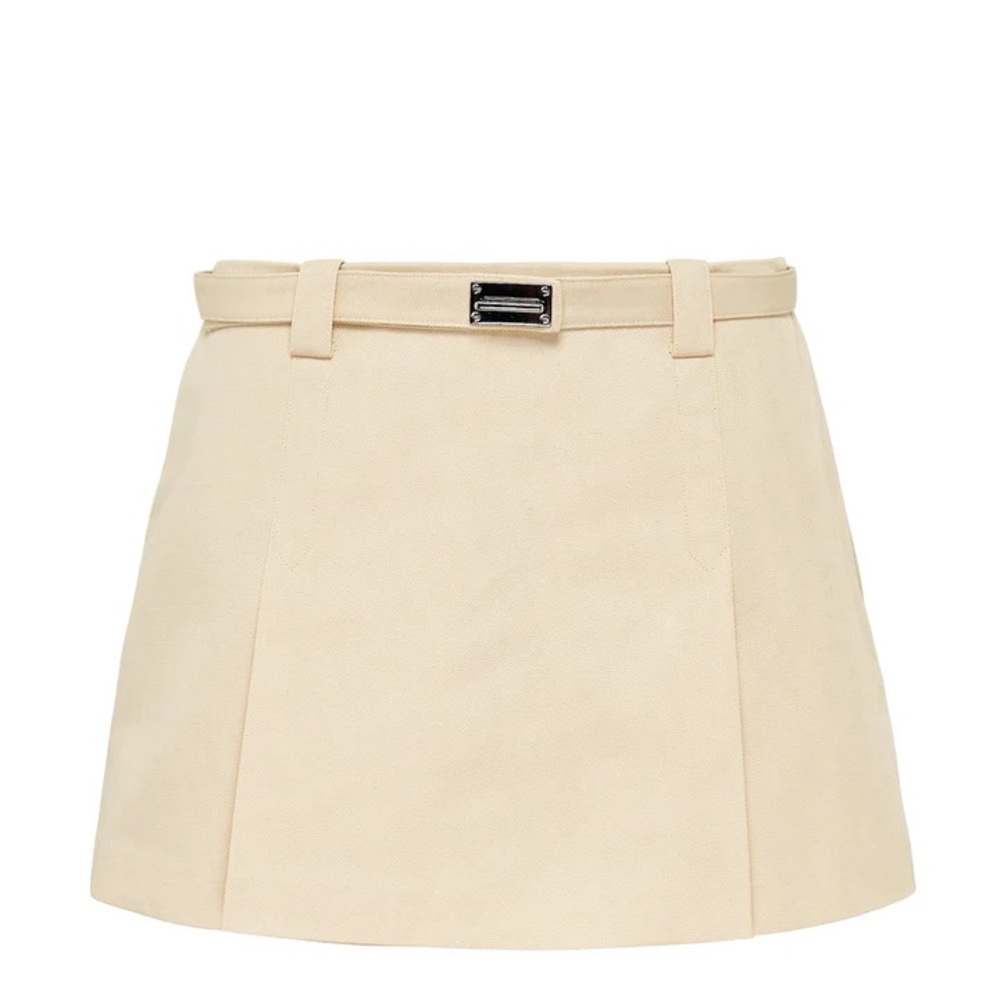 Alexis Sano Cream Mini Skirt